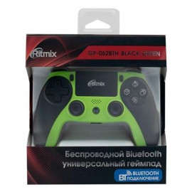 Игровой геймпад для ПК универсальный Ritmix GP-062BTH Black Green