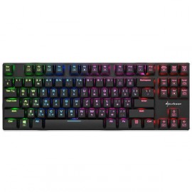 Игровая клавиатура Sharkoon PureWriter TKL RGB slim Red 