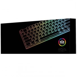 Игровая клавиатура Sharkoon PureWriter TKL RGB slim Red