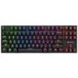 Игровая клавиатура Sharkoon PureWriter TKL RGB slim Red