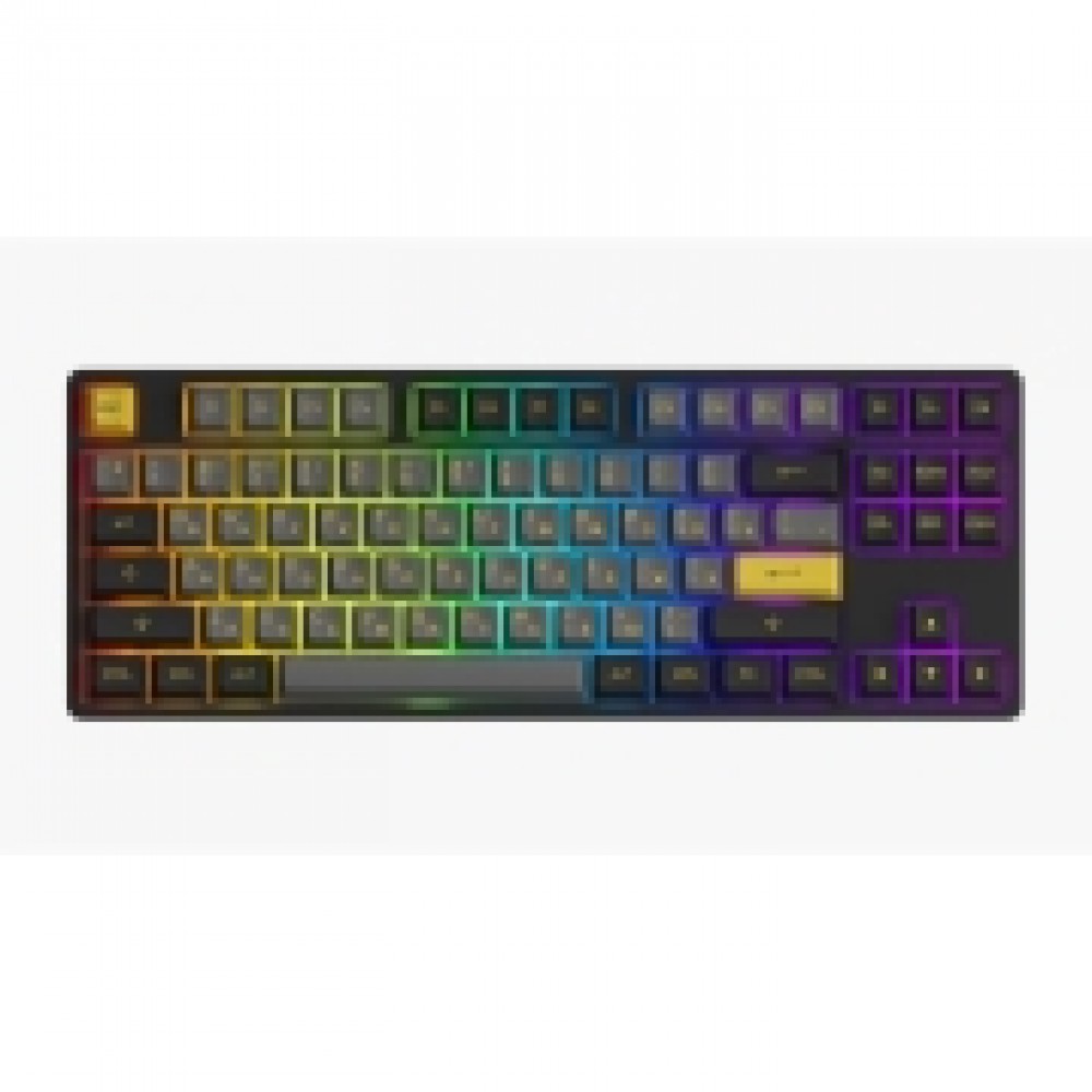 Игровая клавиатура Akko 5087S-Black&Gold Jelly Purple ASA