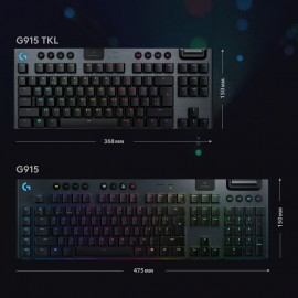 Игровая клавиатура Logitech G915 TKL LIGHTSPEED Wireless RGB (920-009536)