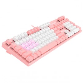 Игровая клавиатура A4Tech B800 Pink White