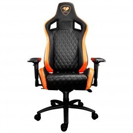 Кресло компьютерное игровое Cougar ARMOR S Black-Orange 