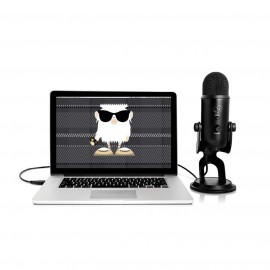 Игровой микрофон для компьютера Blue Yeti Blackout (988-000229)