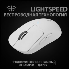 Игровая мышь Logitech PRO Х Superlight Wireless Gaming White 910-005942