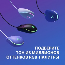 Игровая мышь Logitech G102 LIGHTSYNC Blue (910-005801)