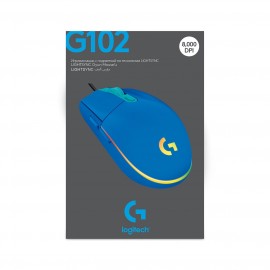 Игровая мышь Logitech G102 LIGHTSYNC Blue (910-005801)