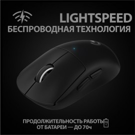 Игровая мышь Logitech PRO Х Superlight Wireless Gaming Black 910-005880