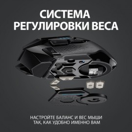 Игровая мышь Logitech G502 Lightspeed Wireless (910-005568)