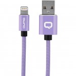 Кабель для iPod, iPhone, iPad Qumo 1.2 м MFI USB-Apple 8 pin фиолетовый