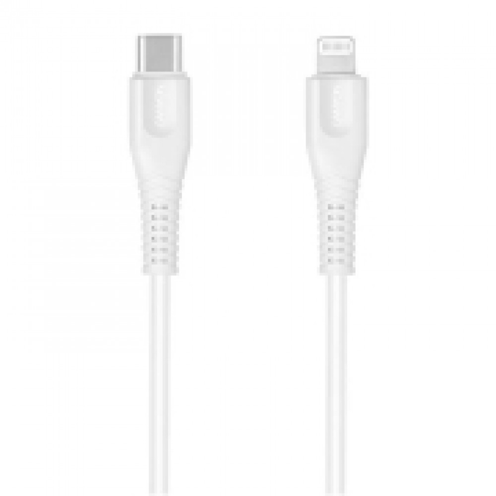 Кабель для iPod, iPhone, iPad Canyon 1.2м MFI USB Type-C/Lightning White (CNS-MFIC4W)