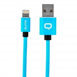 Кабель для iPod, iPhone, iPad Qumo MFI С48 USB-Apple 8 pin 1.2м синий