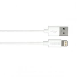 Кабель для iPod, iPhone, iPad InterStep USB/Lightning(MFI), белый, TPE, 1,0m 