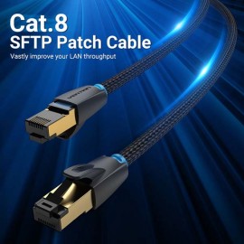 Кабель для компьютера Vention SFTP cat.8 RJ45 5м (IKGBJ)