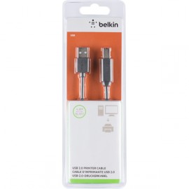 Кабель для компьютера Belkin USB-A папа/USB-B папа 4.8м (F3U154BT4.8M)