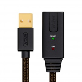 Кабель для компьютера GCR GCR-UECa1 USB2.0 мама/папа 3м активное усиление 