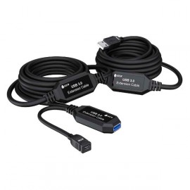 Кабель для компьютера GCR GCR-51925, 3 усилителя, USB 3.0, 15.0m