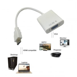 Кабель для компьютера Palmexx PX/HDMI-VGA White