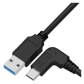 Кабель для компьютера GCR GCR-54709, USB 3.0 Type C, угловой, 2.0m