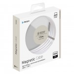 Кабель для Mac Deppa 2.0 USB-C 1,5м White (72322)