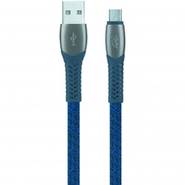 Кабель для сотового телефона RIVACASE microUSB/USB2.0 1,2м Blue (PS6100 BL12)