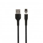 Кабель для смартфона Usams SJ333 USB-A/Lightning, Magn., Black (УТ000020305)