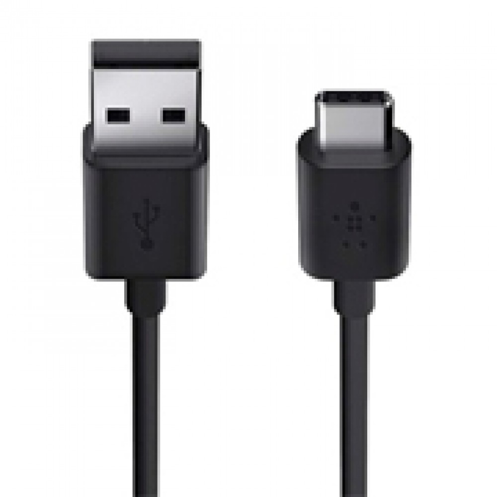 Кабель USB Type-C Belkin USB-C папа/USB-A папа 1,8м Black