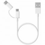 Кабель USB Type-C Xiaomi Mi 2-in-1 + microUSB, 30см