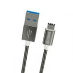 Кабель USB Type-C InterStep 3.0 нейлон 2м (IS-DC-TYPCUSNSG-200B210)