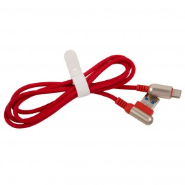 Кабель USB Type-C Red Line Loop красный 