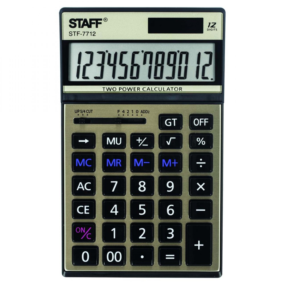 Калькулятор Staff STF-7712-GOLD (250306)