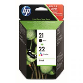 Картридж для струйного принтера HP 21/22 черный, многоцветный SD367AE