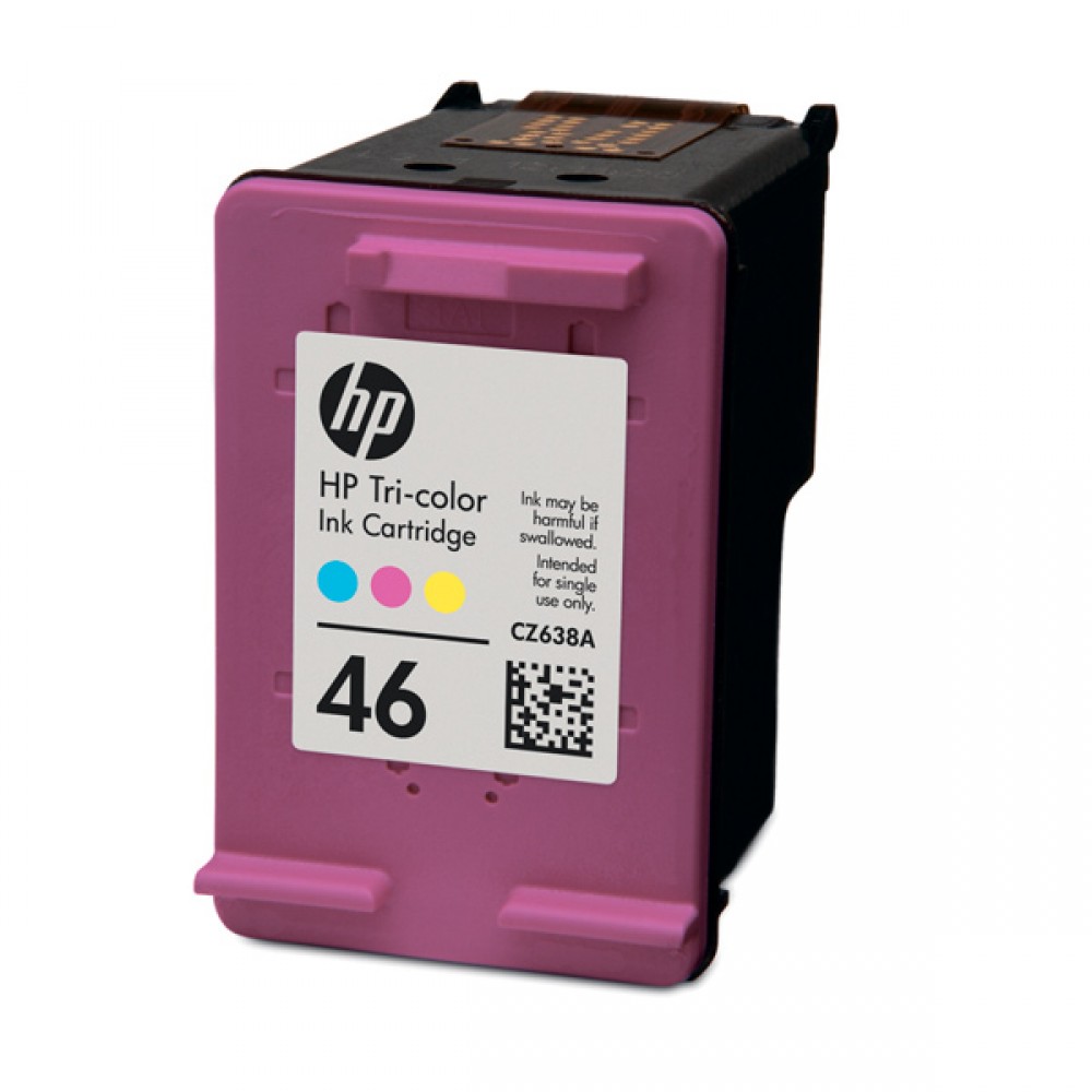 Картридж 46. Картридж HP cz638ae 46. Картридж 46 для HP DJ 2020/2520 HP cz638ae. HP 46 (f6t40ae). HP cz638ae картридж 46, Color.