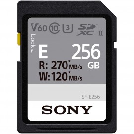 Карта памяти SDXC Sony 256GB 270R/120W (SF-E256/T)