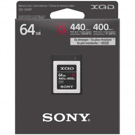 Карта памяти XQD Sony 64GB 440R/400W (QD-G64F/J)