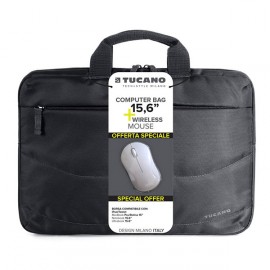 Кейс для ноутбука до 17" Tucano Borsa Idea PC bag 15.6'' Black+MOUSE(BU-BIDEA-WM)