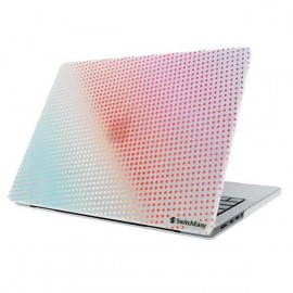 Кейс для MacBook SwitchEasy Case Dots 2021 MacBook Pro 14 радужный прозрачный 