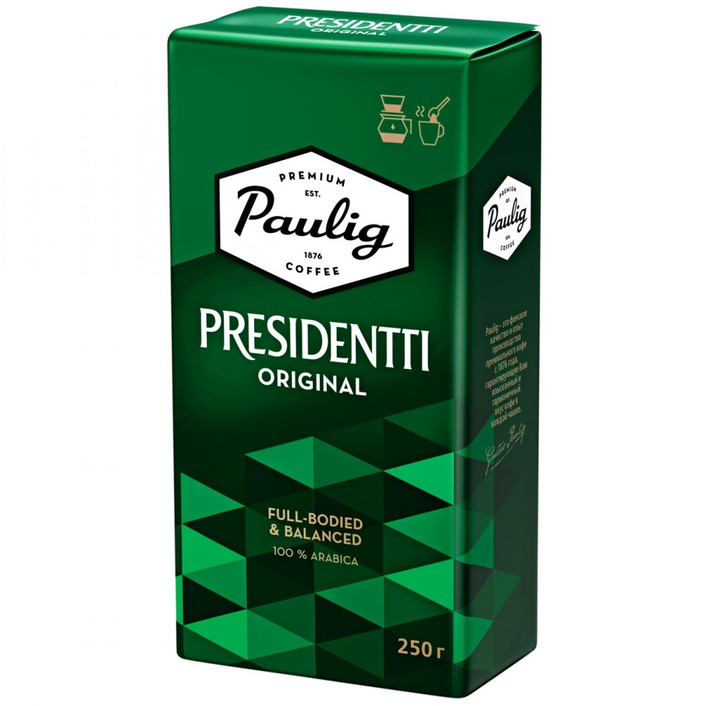 Кофе молотый Paulig Presidentti Original ground 250g