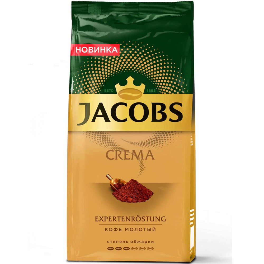 Кофе молотый Jacobs Crema 230г