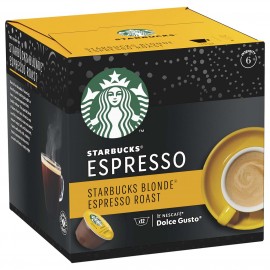 Кофе в капсулах Starbucks Blonde Espresso Roast для Nescafe DolсeGusto,12шт