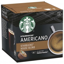 Кофе в капсулах Starbucks House Blend Americano для Nescafe DolceGusto,12шт