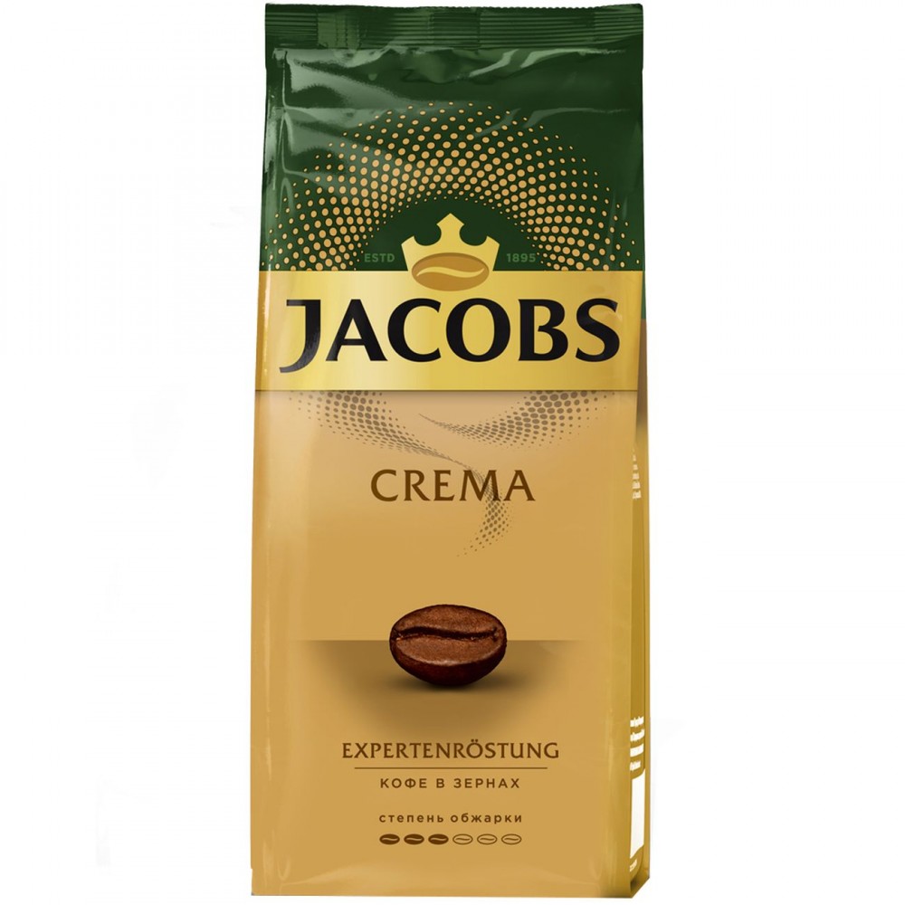 Кофе в зернах Jacobs Crema 230г