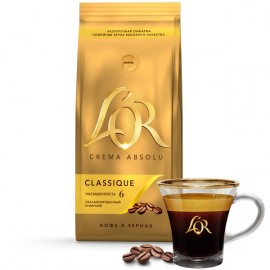 Кофе в зернах L'Or Crema Absolu Classique 230 г