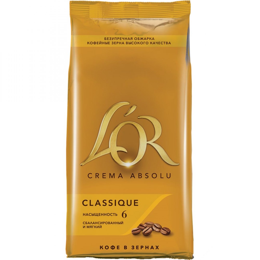 Кофе в зернах L'Or Crema Absolu Classique 1000г