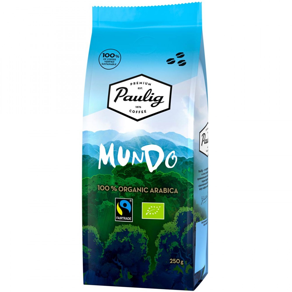 Кофе в зернах Paulig Mundo 250g