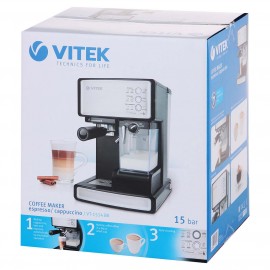 Кофеварка рожкового типа Vitek VT-1514 BK