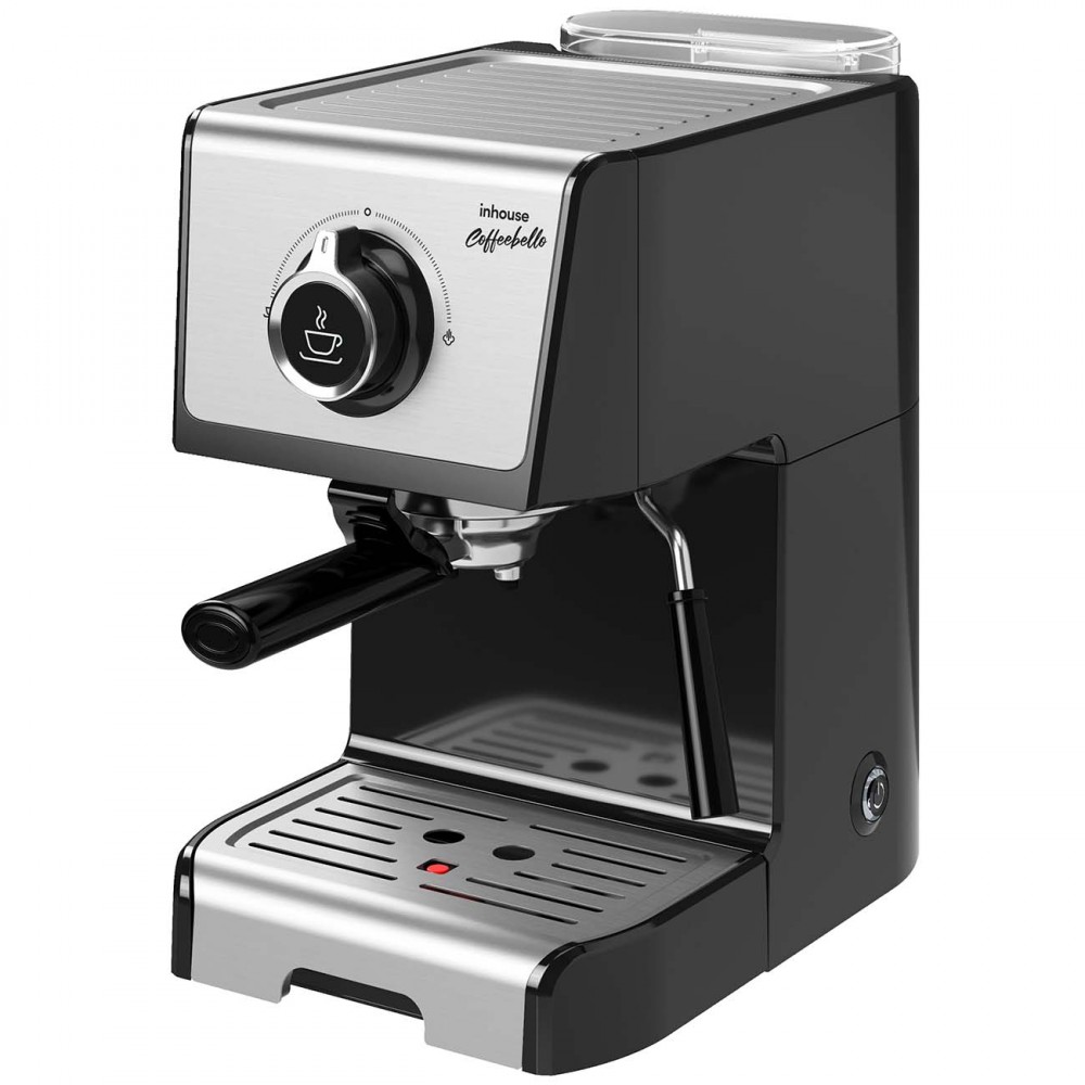 Кофемашины inhouse. Кофеварка рожковая INHOUSE ICM 1801bk. Кофеварка рожкового типа INHOUSE Coffeebello icm1801bk. INHOUSE Coffeebello icm1801bk Black. INHOUSE кофемашина рожковая 1801.