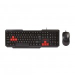 Комплект клавиатура+мышь Smartbuy ONE Black/Red (SBC-230346-KR)