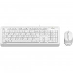 Комплект клавиатура+мышь A4Tech FStyler F1010 White/Grey